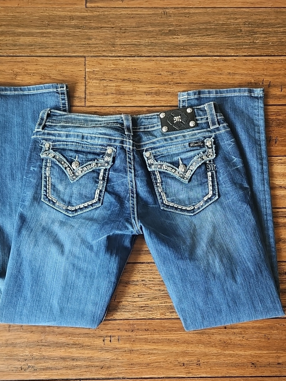 Miss Me Size 34 Straight Jeans